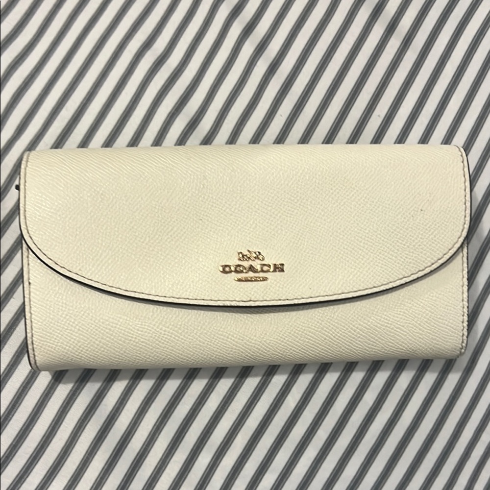 Coach White Leather Women's Bag
